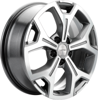 Диск khomen-wheels KHW1710(2) (VW Multivan) цвет:Gray-FP
