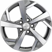 Диск khomen-wheels KHW1712 (Jetta) цвет:Gray-FP