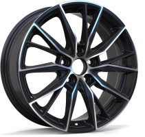 Диск RST R258 (Mazda) цвет:BD (черный с проточкой)