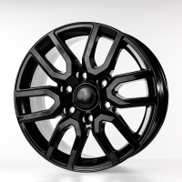 Диск Carwel Барал 1723 (Pajero Sport) цвет:BL (черный глянцевый)