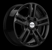 Диск carwel Niva 1602 (4x4) цвет:BL (черный глянцевый)