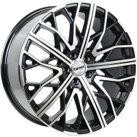 Диск carwel Хатанга R002 (RR-RR-Sport- Discovery 5) цвет:BD (черный с проточкой)