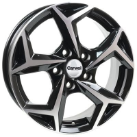 Диск carwel Тосна R066 (Octavia) цвет:BD (черный с проточкой)