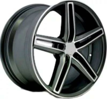 Диск Cross Street CR-24 цвет:BKF (черный)