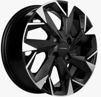 Диск khomen-wheels KHW1402 (Corolla-X-RAY-Logan) цвет:Black-FP