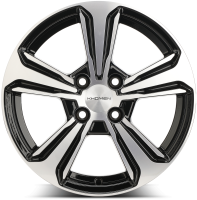 Диск khomen-wheels KHW1501 (Vesta-Almera) цвет:Black-FP