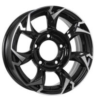 Диск khomen-wheels KHW1505 (Jimny) цвет:Black-FP