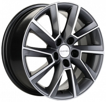 Диск khomen-wheels KHW1507 (Rapid-Fabia) цвет:Gray-FP