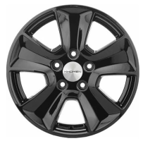Диск khomen-wheels KHW1601 (Duster) цвет:Black-FP