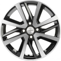 Диск khomen-wheels KHW1609 (Stepway) цвет:Black-FP