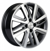 Диск khomen-wheels KHW1609 (Vesta-Largus) цвет:Gray-FP