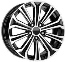 Диск khomen-wheels KHW1610 (Octavia) цвет:Black-FP