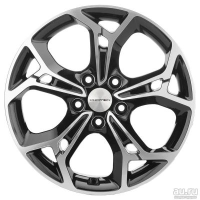 Диск Khomen Wheels KHW1702 (Ceed) цвет:Black-FP