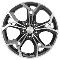 Диск khomen-wheels KHW1702 (Tiguan) цвет:Black-FP
