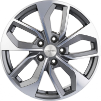 Диск khomen-wheels KHW1703 (Tiguan) цвет:Gray-FP