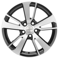 Диск khomen-wheels KHW1704 (Outlander) цвет:Black-FP