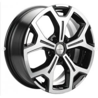 Диск khomen-wheels KHW1710 (Chery tigo 7pro) цвет:Black-FP