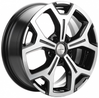 Диск khomen-wheels KHW1710 (Coolray) цвет:Black-FP
