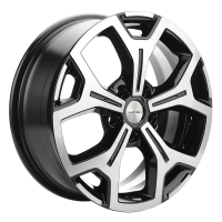 Диск khomen-wheels KHW1710 (Haval F7-F7x) цвет:Black-FP