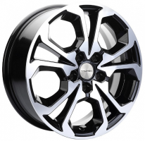Диск khomen-wheels KHW1711 (Ceed) цвет:Black-FP