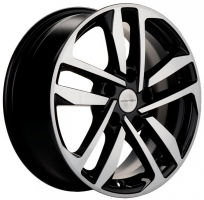 Диск khomen-wheels KHW1712 (Qashqai) цвет:Black-FP