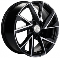 Диск khomen-wheels KHW1714 (Audi A4) цвет:Black-FP