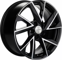Диск khomen-wheels KHW1714 (Chery tigo 7pro)) цвет:Black-FP