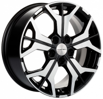 Диск khomen-wheels KHW1715 (RAV4) цвет:Black-FP