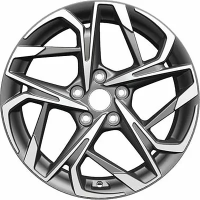 Диск khomen-wheels KHW1716 (Camry) цвет:Gray-FP