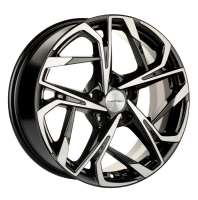 Диск khomen-wheels KHW1716 (Octavia) цвет:Black-FP