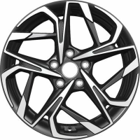 Диск Khomen Wheels KHW1716 цвет:Black-FP