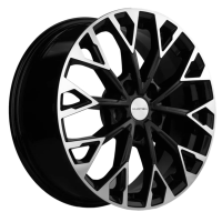 Диск khomen-wheels KHW1718 (Nissan Juke) цвет:Black-FP