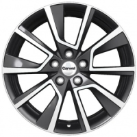 Диск khomen-wheels KHW1802 (Kodiaq) цвет:Black-FP
