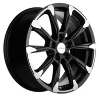 Диск khomen-wheels KHW1808 (Geely Coolray) цвет:Black-FP