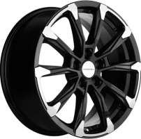 Диск Khomen Wheels KHW1808 (Jac-Москвич 3) цвет:Black-FP