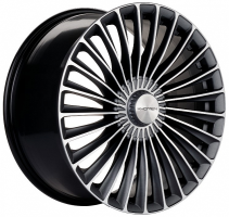 Диск khomen-wheels KHW2008 (S-class Front) цвет:Black-FP