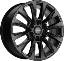 Диск khomen-wheels KHW2010 (LC 300 Tuning) цвет:Black-FP matt