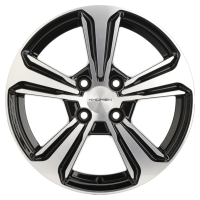 Диск khomen-wheels KHW1502 (Rio-Solaris) цвет:Black-FP