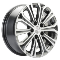 Диск khomen-wheels KHW1610 (Chery Tiggo 3|Tiggo 3 Pro) цвет:Gray-FP
