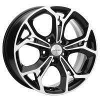 Диск khomen-wheels KHW1702 (DFM580) цвет:Black-FP