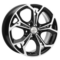 Диск khomen-wheels KHW1702 (DFM AX 7) цвет:Black-FP