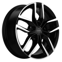 Диск khomen-wheels KHW1708 (Chery Tiggo 7pro) цвет:Black-FP