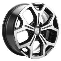 Диск Khomen Wheels KHW1710 цвет:Black-FP
