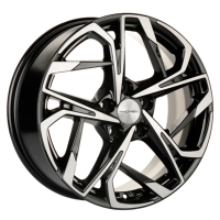Диск khomen-wheels KHW1716 (Jac-Москвич 3) цвет:Black-FP