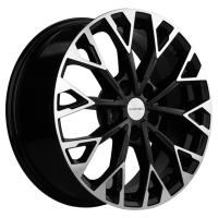 Диск khomen-wheels KHW1718 (Kuga-Focus-Volvo XC40-XC70) цвет:Black-FP