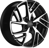 Диск Khomen Wheels KHW1722 (Nissan Tiida) цвет:Black-FP