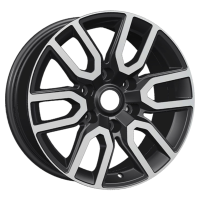 Диск khomen-wheels KHW1723 (Pajero Sport) цвет:Black-FP