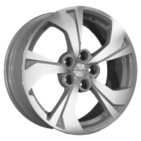 Диск khomen-wheels KHW1724 (CX-5-Seltos-Optima) цвет:F-Silver-FP