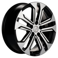 Диск khomen-wheels KHW1803 (Changan-Geely-Lexus-Suzuki-Toyota) цвет:Black-FP