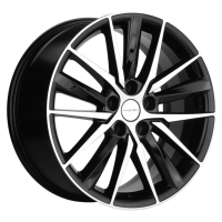 Диск khomen-wheels KHW1807 (Geely Coolray) цвет:Black-FP